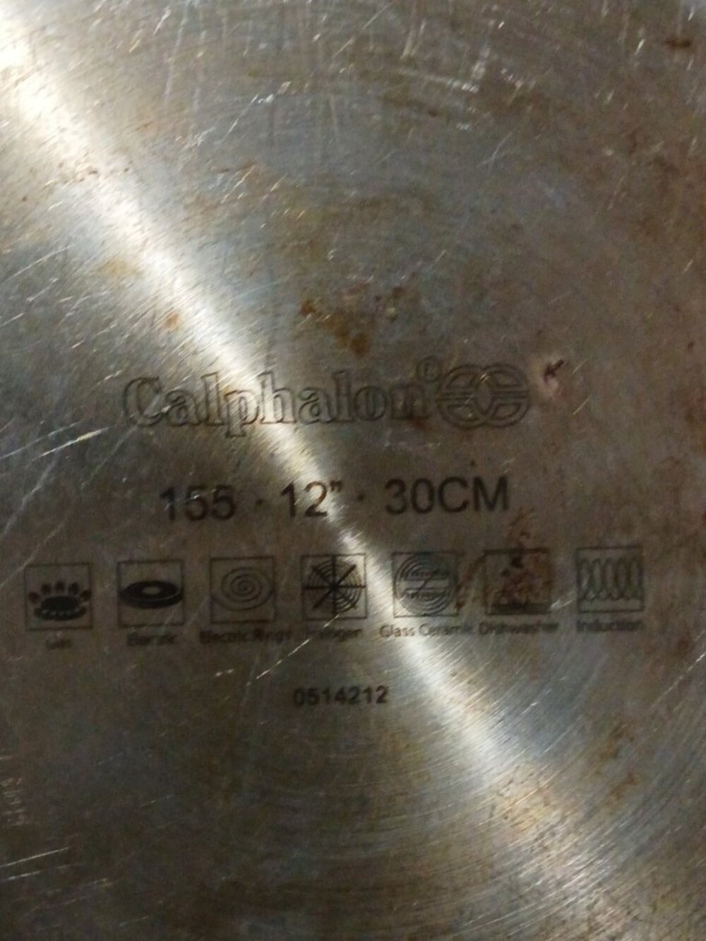 Kitchen Essentials Calphalon 12" Wok Stir Frypan Nonstick Hard Anodized 155 - Picture 8 of 9
